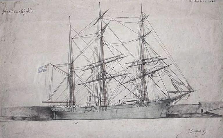 Le trois-mâts Nordenskiold