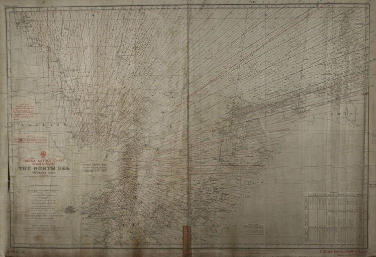 The North sea (Southern sheet) ; mer du Nord (feuille sud (titre traduit))
