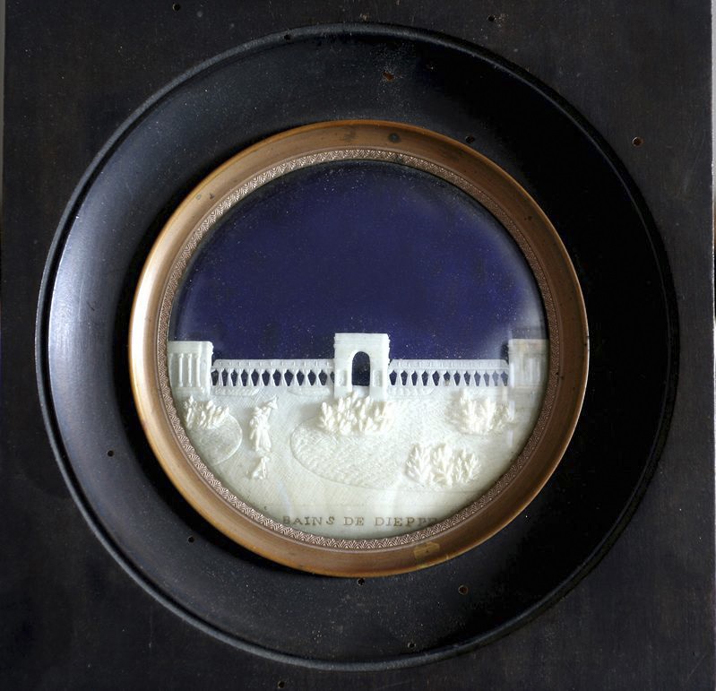 Bains de Dieppe, côté de la terre