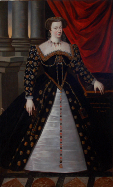 Anne d'Est Ferrare, duchesse de Guise + 1607 (Titre inscrit)
