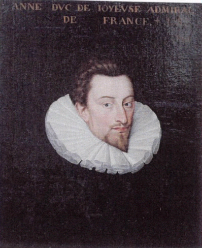 Anne, duc de Joyeuse, amiral de France + 1587 (Titre inscrit)