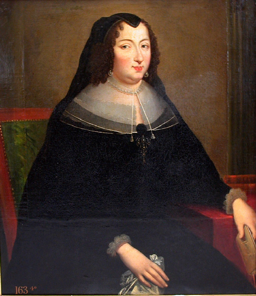 Anne d'Autriche, reine de France + 1666 (Titre inscrit)