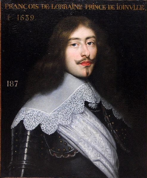 François de Lorraine, prince de Joinville + 1639 (Titre inscrit)