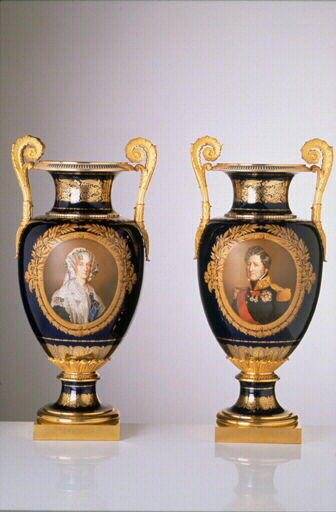 Paire de vases royaux Floréal