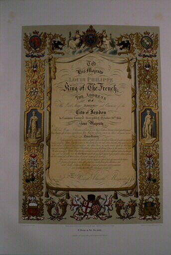 Adresse du roi, fac-similé (titre inscrit)