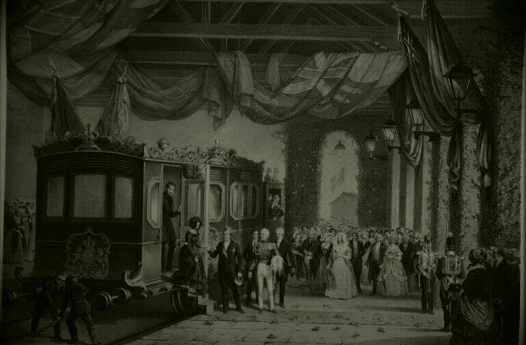 Retour du roi à Gosport (titre inscrit)