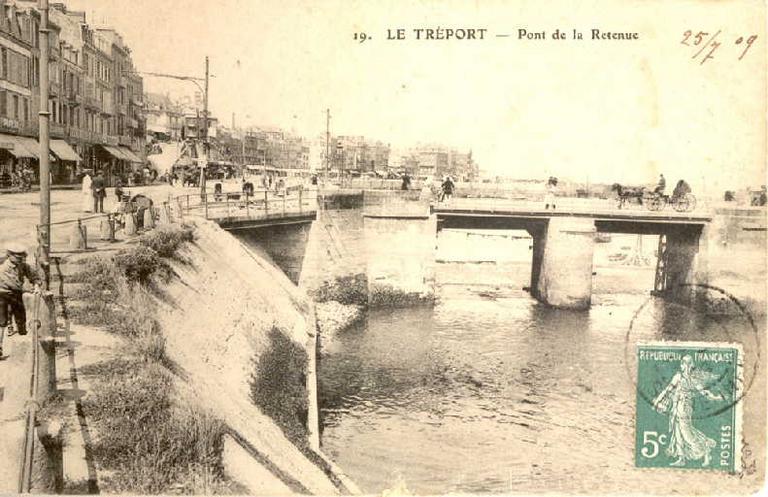 Le Tréport. Pont de la Retenue