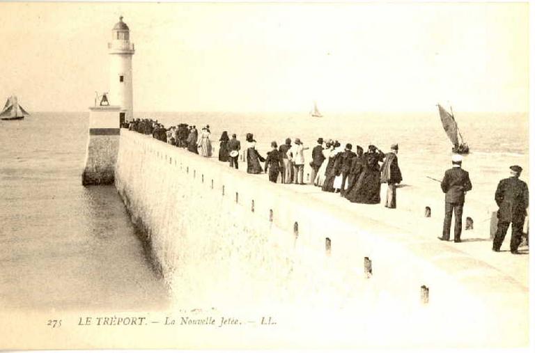 Le Tréport. La nouvelle jetée
