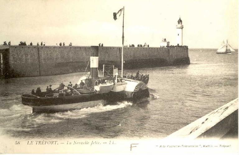 Le Tréport. La nouvelle jetée