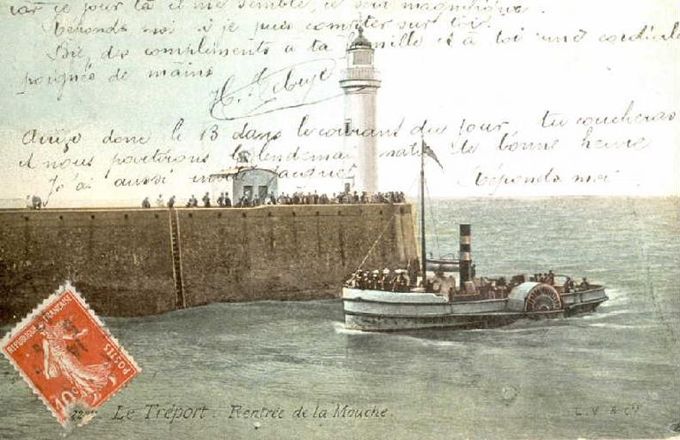 Le Tréport. Rentrée de la Mouche