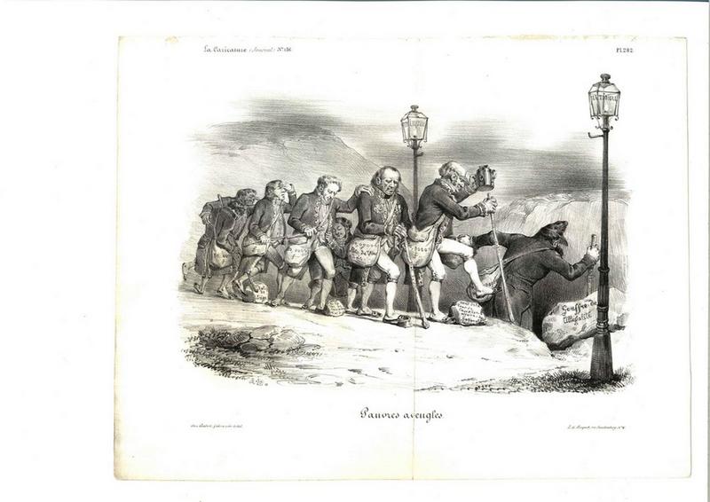 Pauvres aveugles ; La caricature (n° 136)