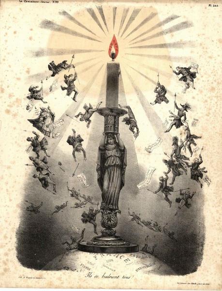 Ils se brûleront tous ! ; La caricature (n° 99)