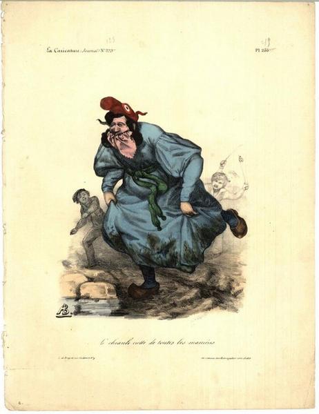 Le chianli crotté de toutes les manières ; La caricature (n° 223, corrigé au crayon : 123)