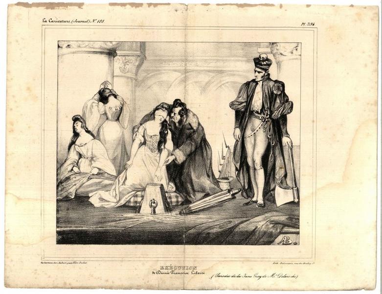 Exécution de Désiré Françoise Liberté ; La caricature (n° 188)