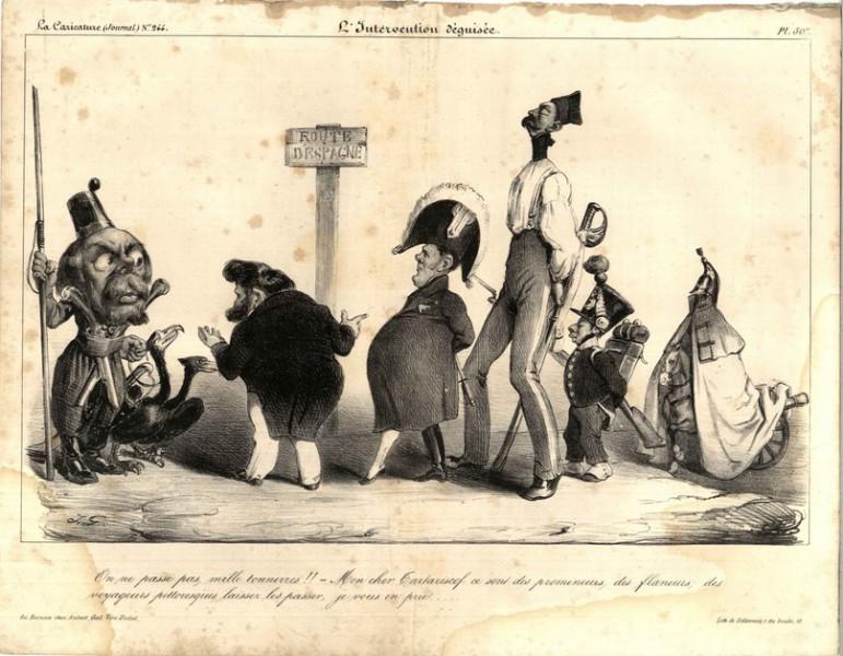L'intervention déguisée ; La caricature (n° 244)