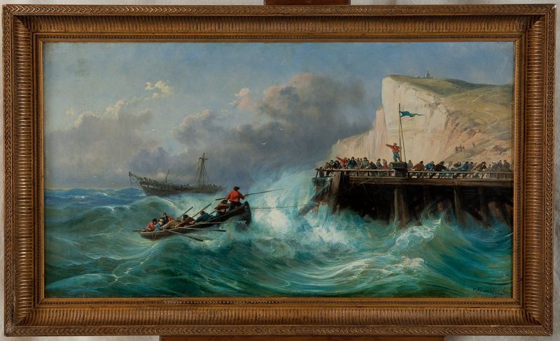 Coup de vent à Fécamp