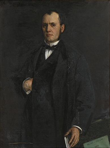 Portrait de Charles Hue, fondateur du musée de Fécamp