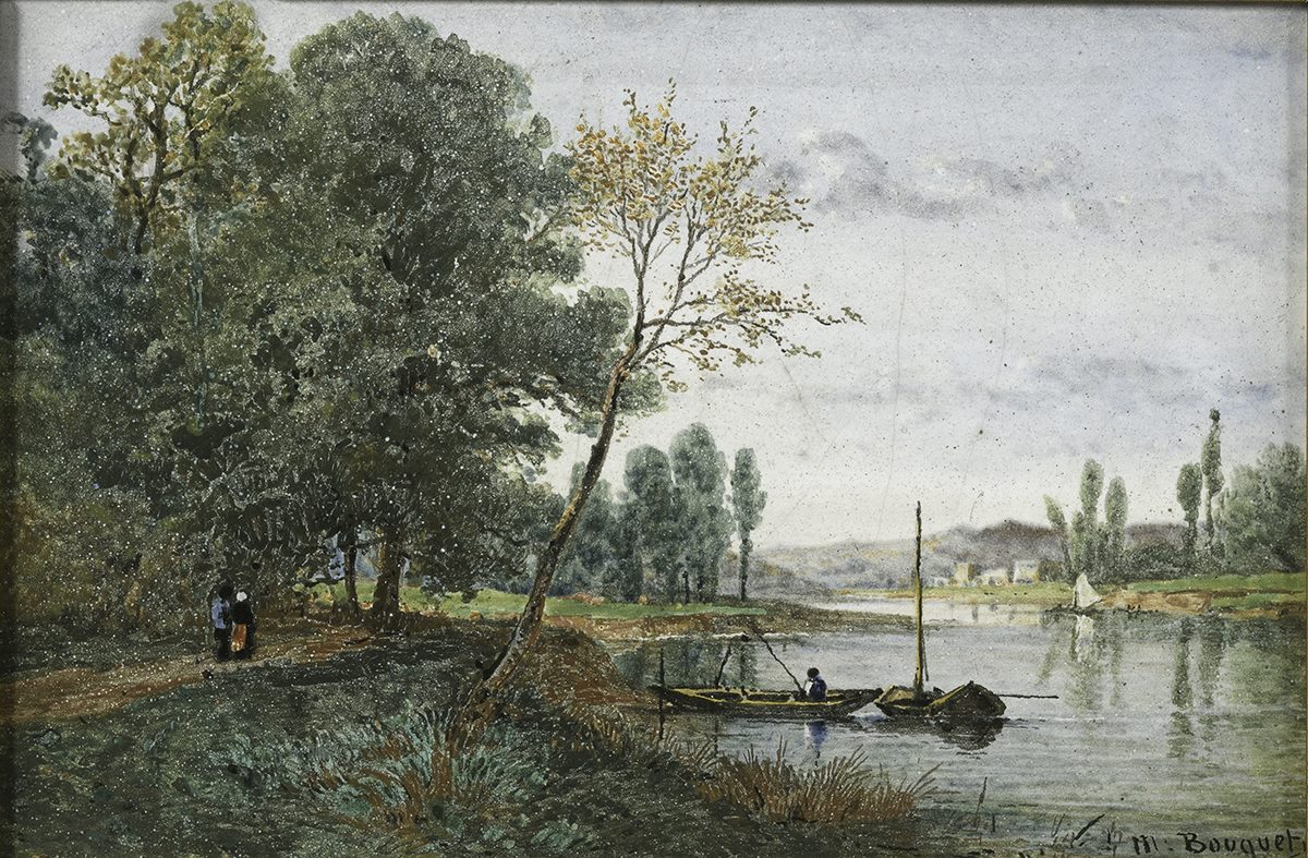 Un matin en Bretagne ; Bord de rivière