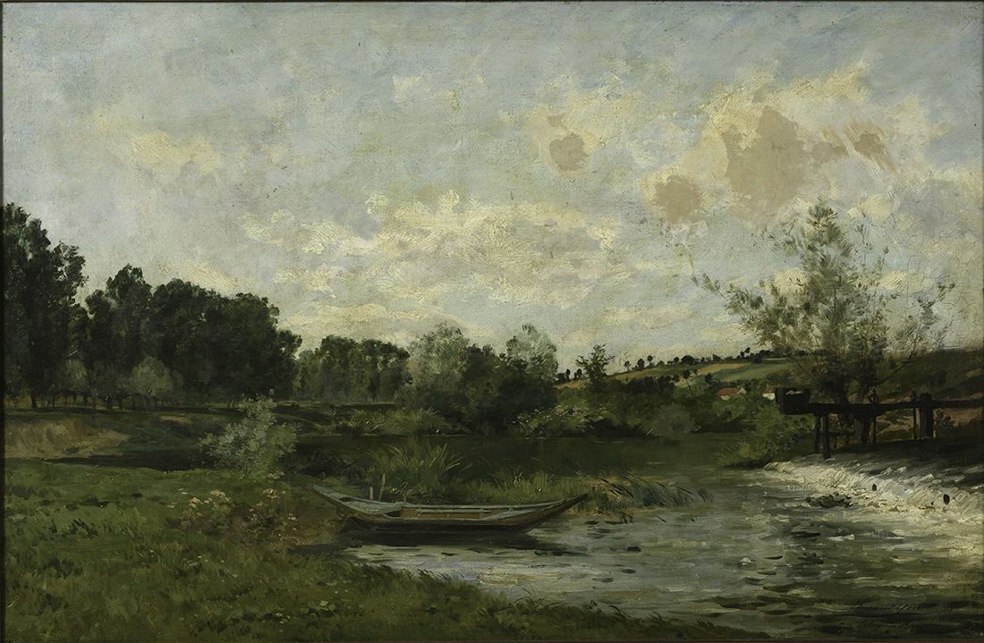 Paysage à la daraise, Crécy-en-Brie