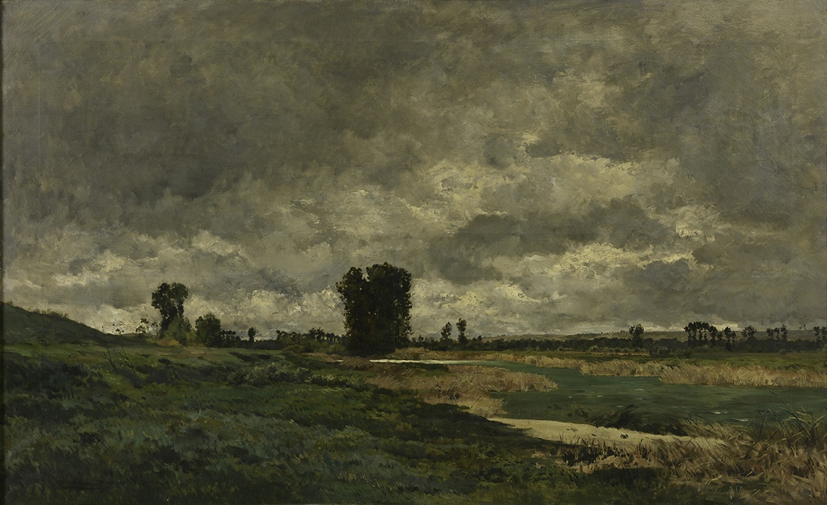 Paysage, temps gris