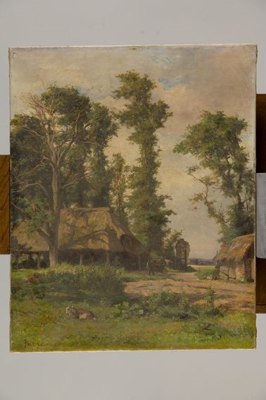 Cour de ferme à Criquebeuf