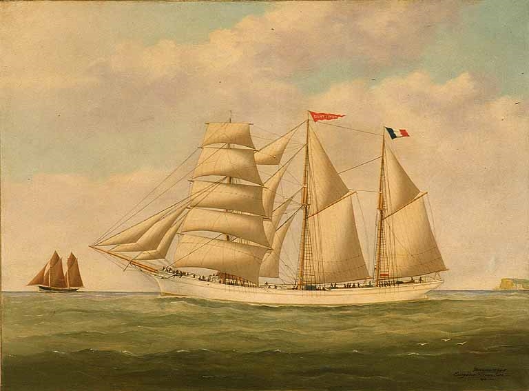 Le trois-mâts Saint-Simon