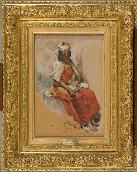 Femme de Laghouat cardant la laine