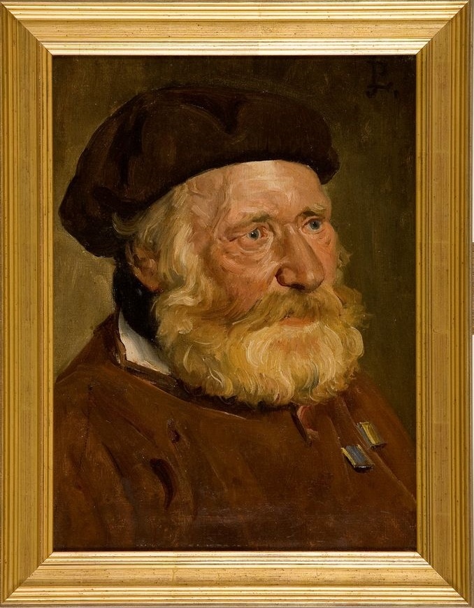 Portrait d'un vieux marin Yportais ; Portrait du Père Chapelle d'Yport