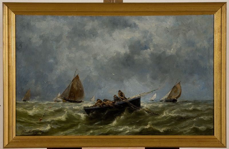 Pêcheurs en mer