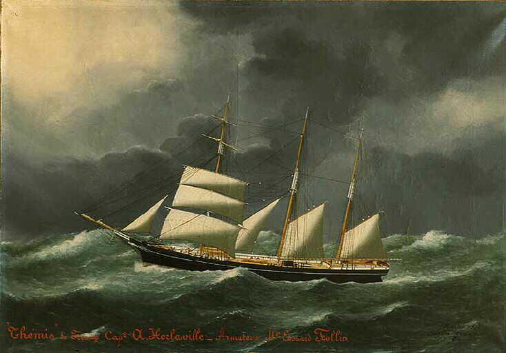 Le trois-mâts Thémis