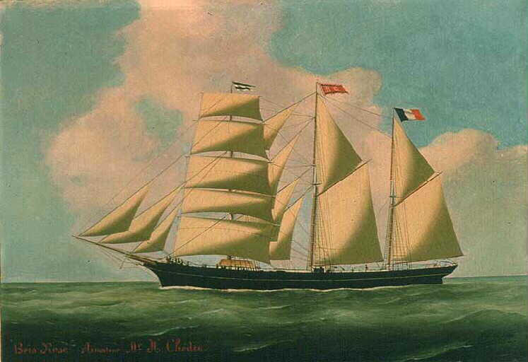 Le trois-mâts Bois-Rosé