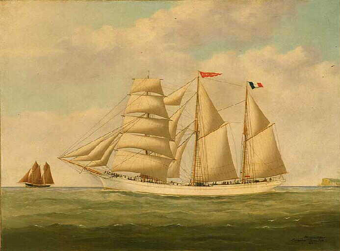 Le trois-mâts Saint-Simon