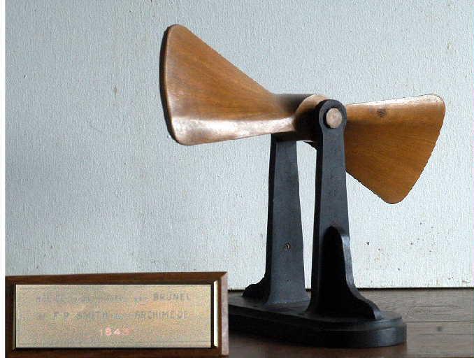 Hélice expérimentée par Brunel