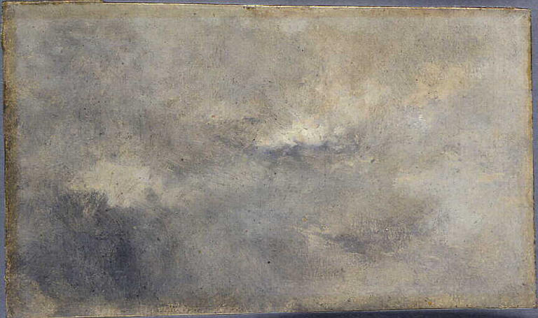 Ciel gris flou