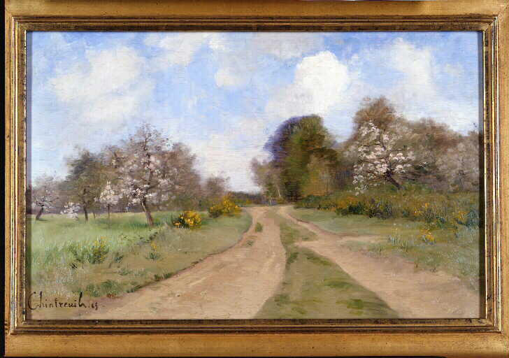 Campagne au printemps ; Verger à Carlepont