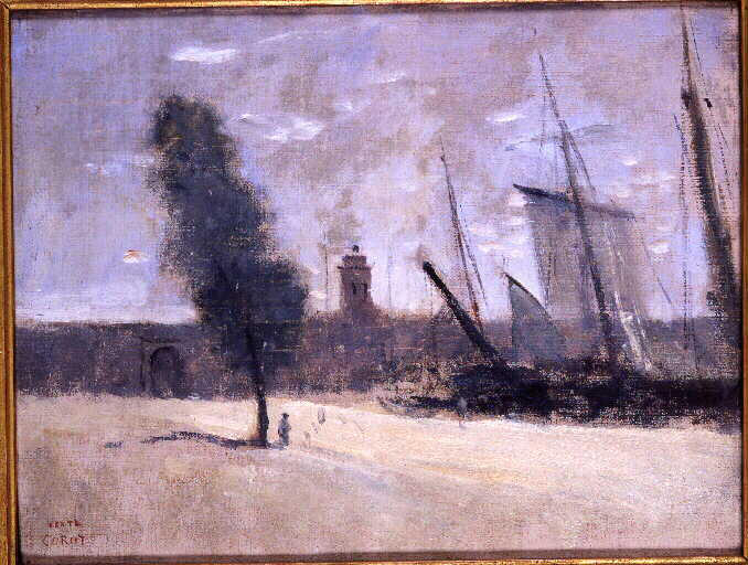 Dunkerque, remparts et porte d'entrée du port