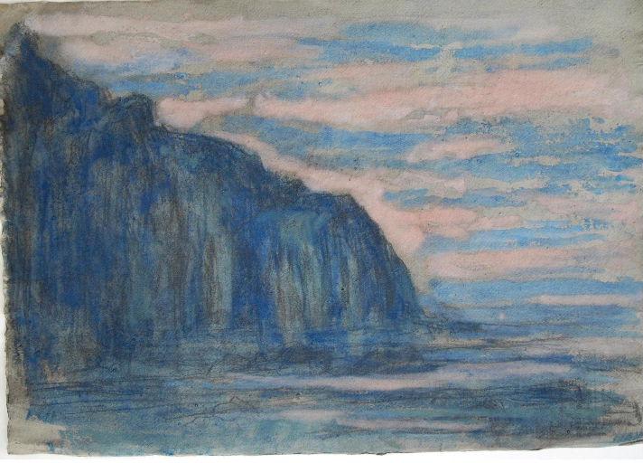Mer et falaise à Varengeville