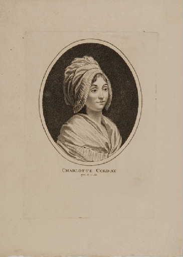 Charlotte Corday, âgée de 25 ans