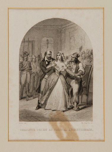 Charlotte Corday au tribunal révolutionnaire