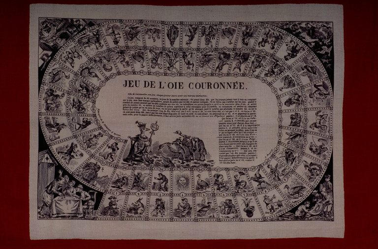 Jeu de l'Oie couronnée (tire inscrit)