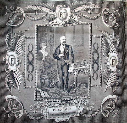 Félix Faure, Président de la République, élu le 17 janvier 1895