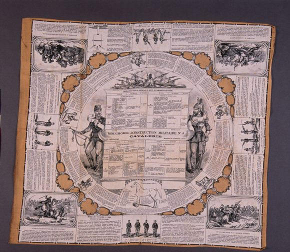 Mouchoir d' instruction militaire n° 4 / Cavalerie (titre inscrit)