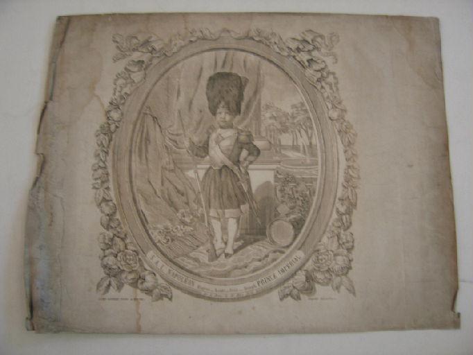 Le prince impérial en tenue militaire