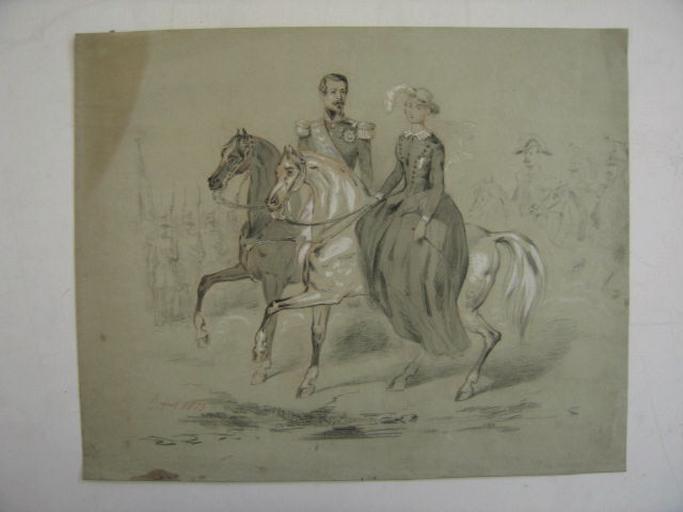 Napoléon III et Eugénie de Théba