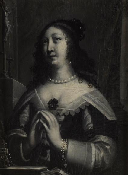 Jeune femme en oraison