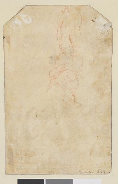 Le mariage de la Vierge ; verso : esquisse (sanguine)