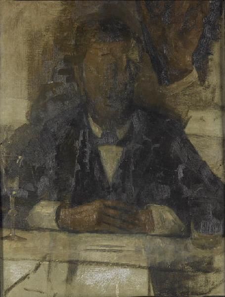 Esquisse pour le portrait du peintre Jens Ferdinand Willamsen (recto) ; Esquisse pour le portrait de Carl Holsne (verso)