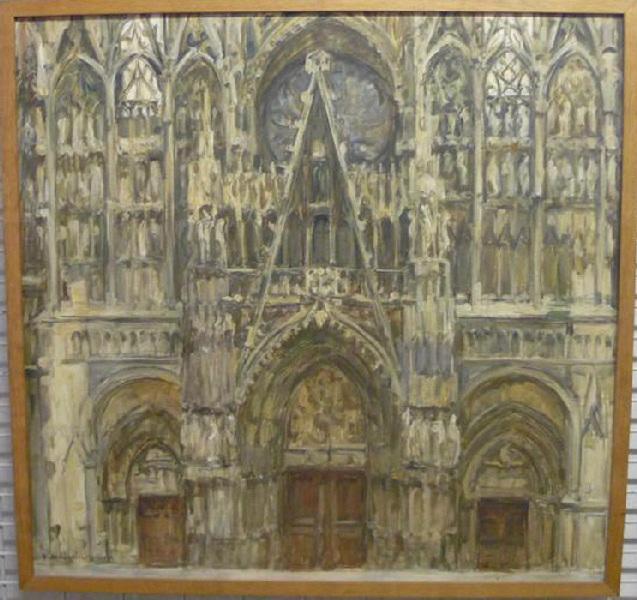 Façade de la cathédrale de Rouen. 2ème étude