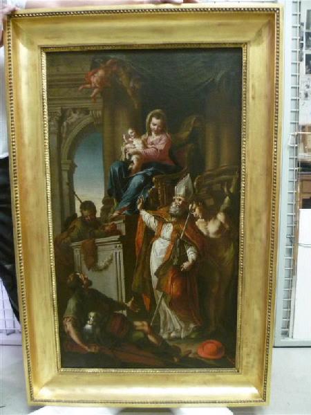 La Vierge, l'enfant Jésus, saint Roch, saint Jacques, un saint évèque et saint Sébastien ; La Vierge, l'Enfant Jésus et des Saints (autre titre)