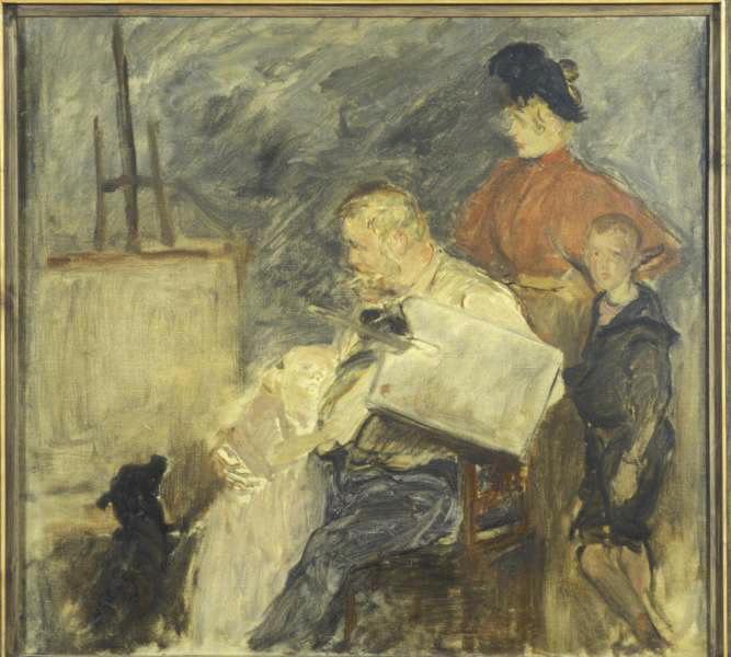 Etude pour le portrait de Frits Thaulow et ses enfants